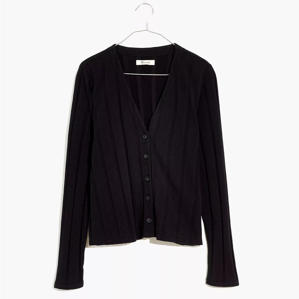 Madewell Ribbed Sweater-Knit Cardigan